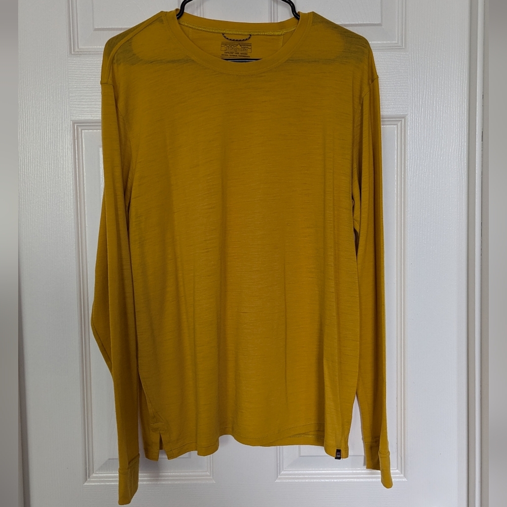 Patagonia Men's Mustard Long Sleeve Shirt